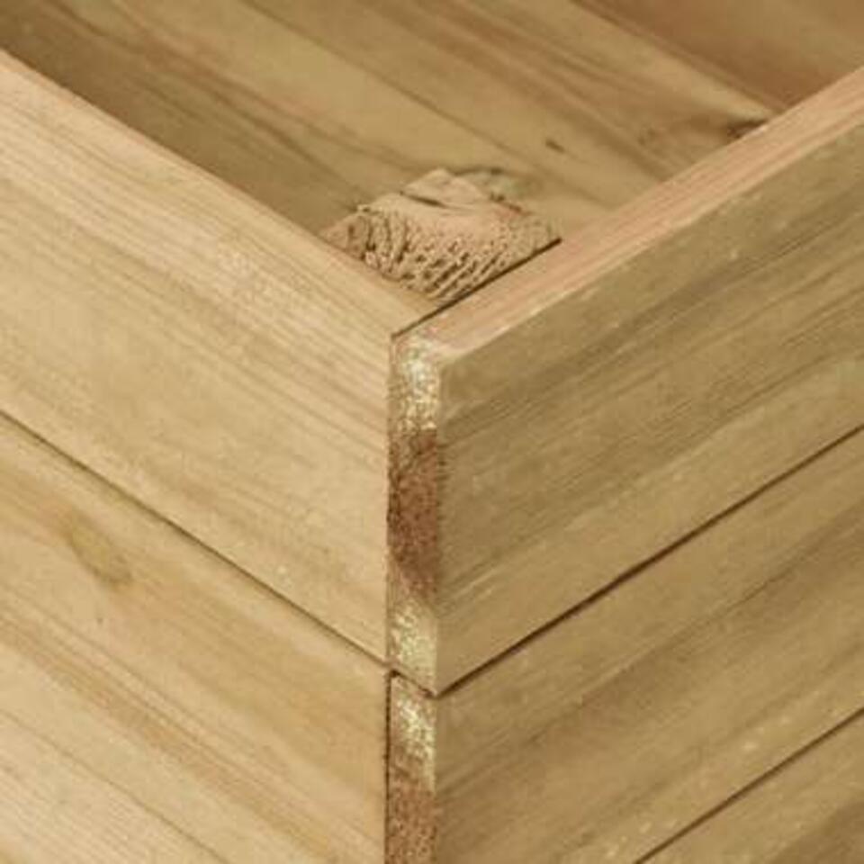 VIDAXL Plantenbak verhoogd 150x100x54 cm geïmpregneerd grenenhout