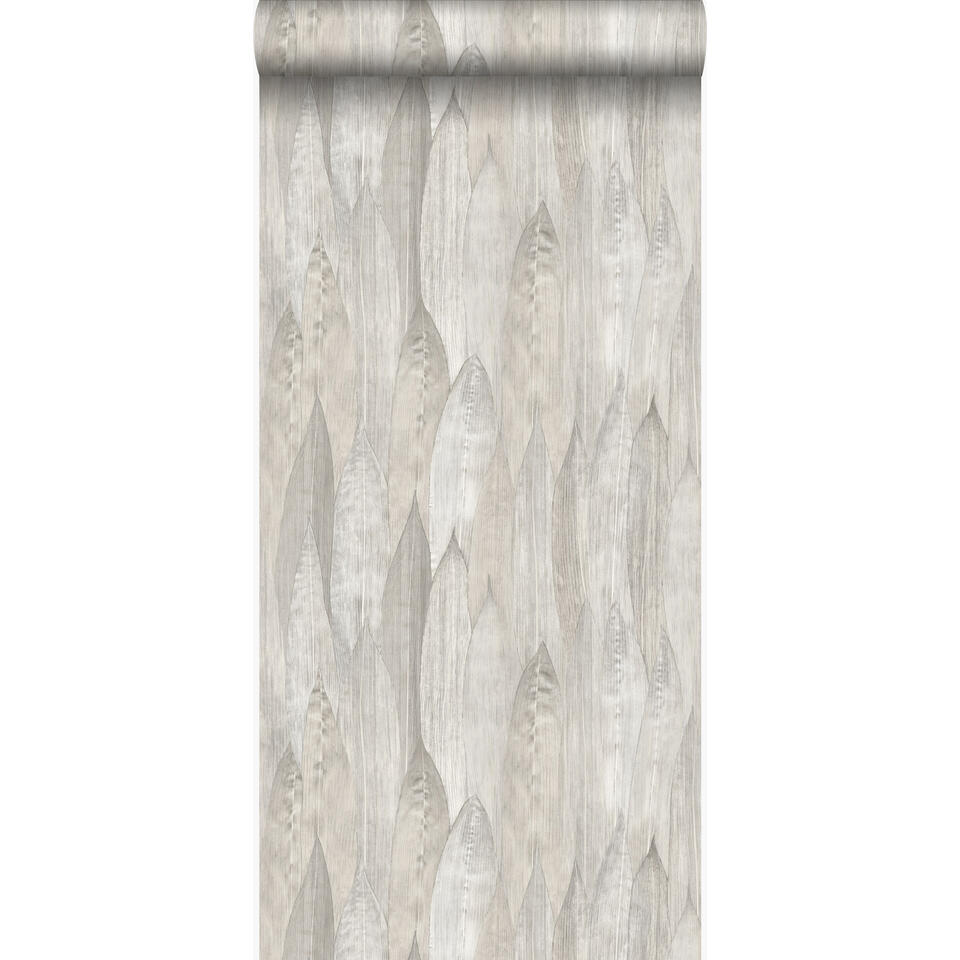 Origin behang - bladeren - lichtbeige - 53 cm x 10,05 m product