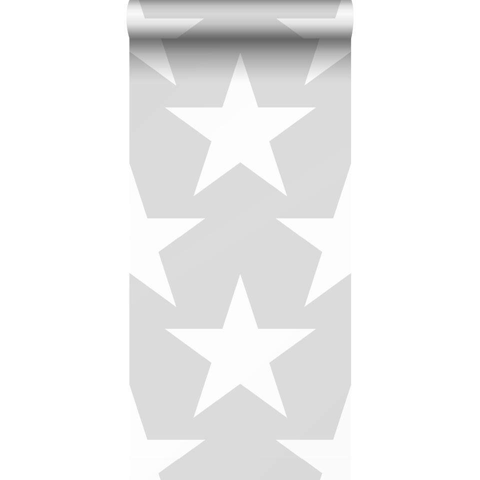 Sanders & Sanders behang - sterren - lichtgrijs - 53 cm x 10,05 m product