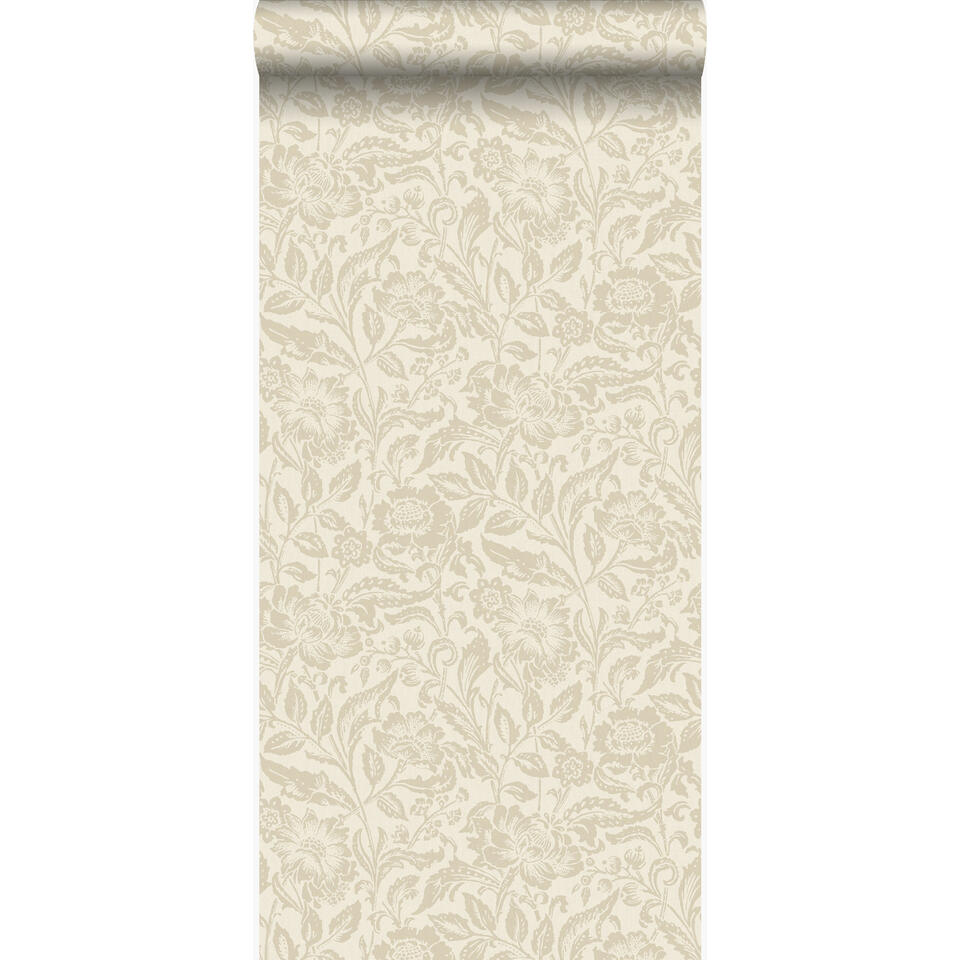 Origin behang - bloemen - crème - 53 cm x 10,05 m product