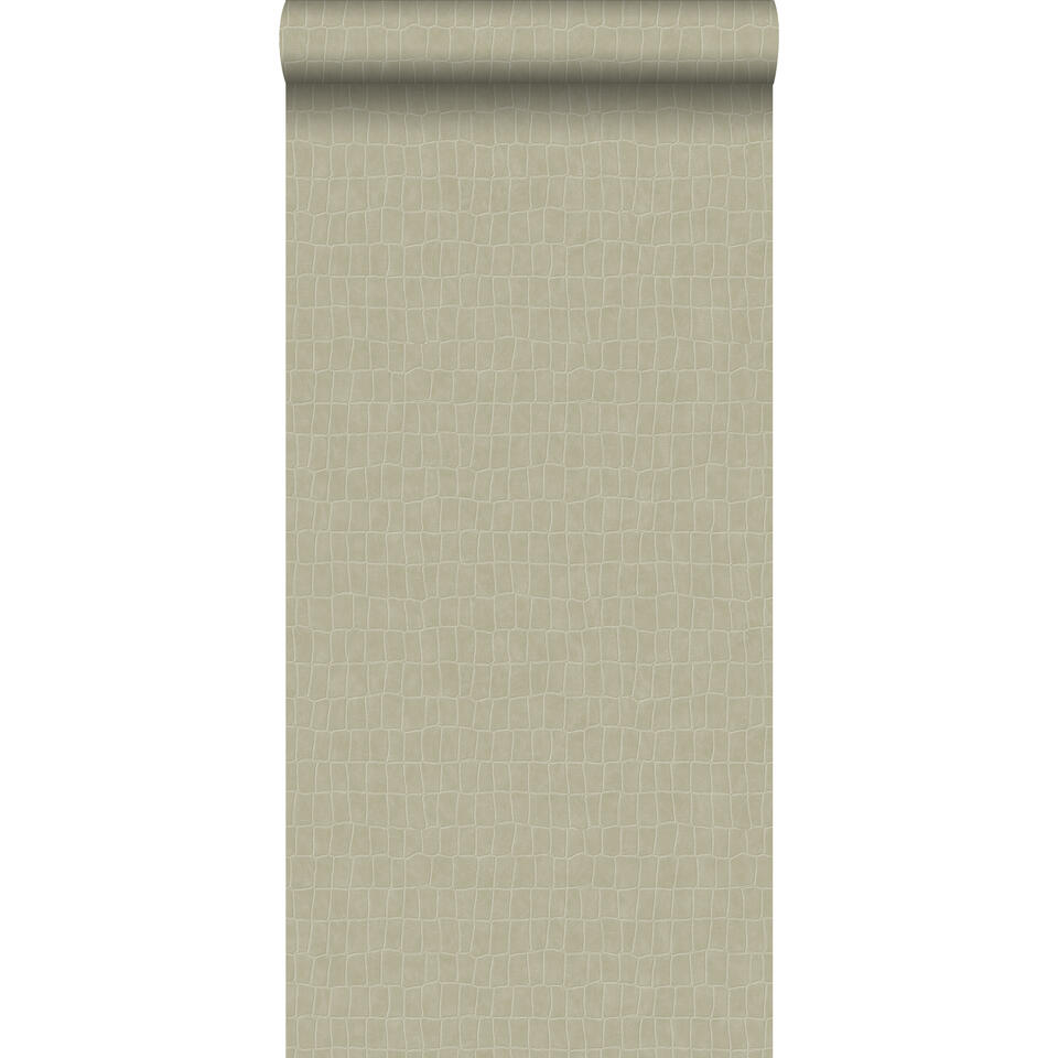 ESTAhome behang - krokodillenhuid - beige - 0.53 x 10.05 m product