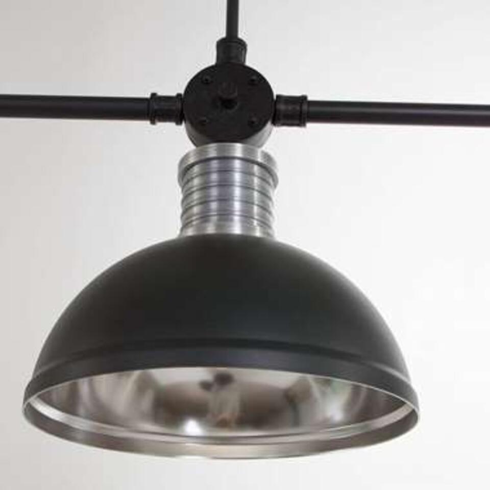 Steinhauer Hanglamp Brooklyn - 3 lichts - zwart