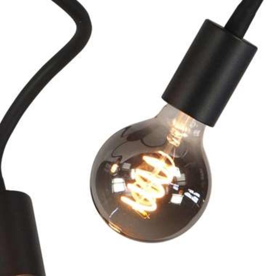Highlight Plafondlamp Flex - 3 lichts - 50 cm - E27 - zwart