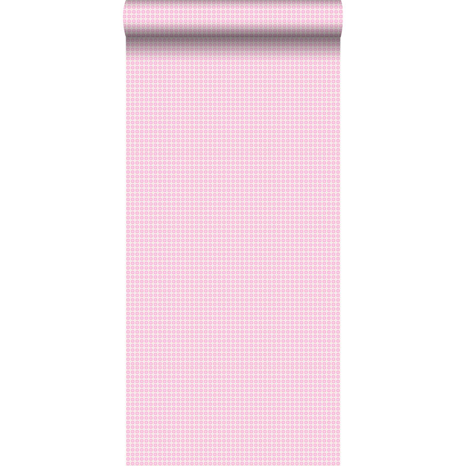 ESTAhome behang - fijne stippen - licht roze - 53 cm x 10,05 m product