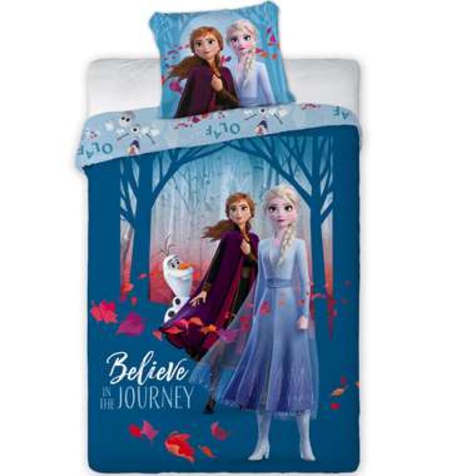 Sophie Namaak Jane Austen Disney Frozen Believe - Dekbedovertrek-140x200cm | Leen Bakker