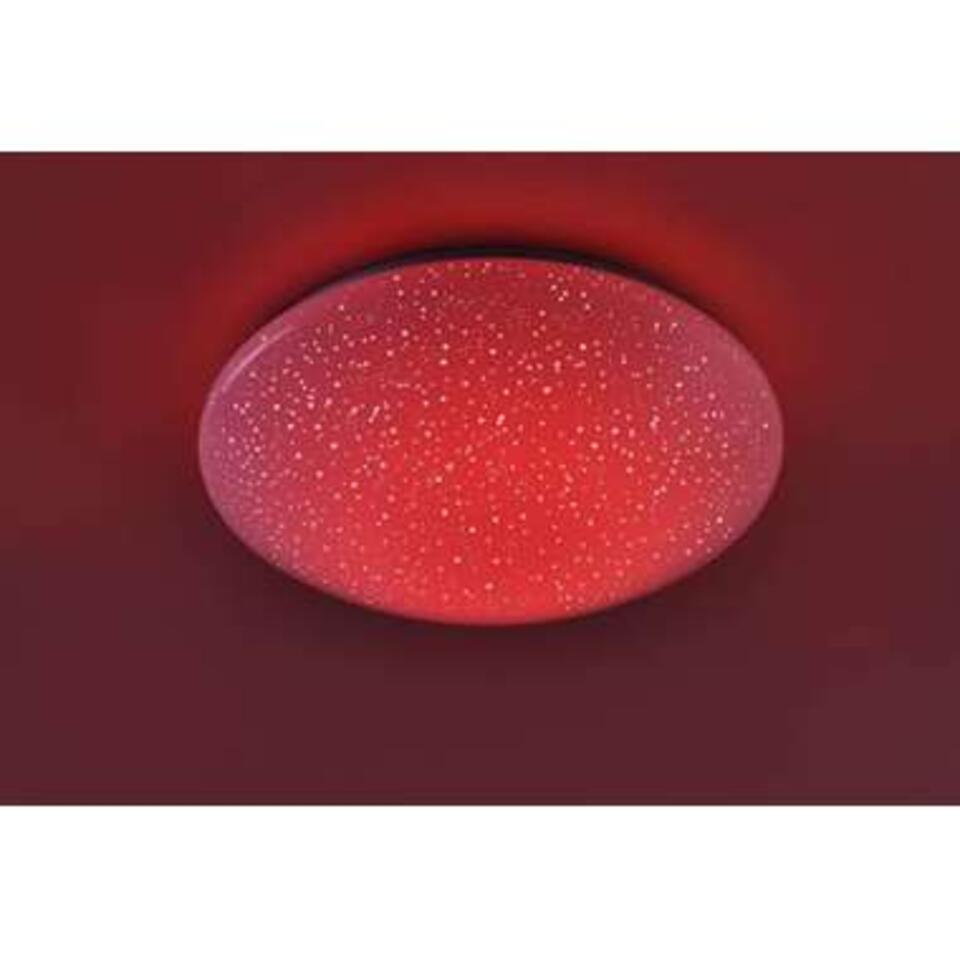 Paul Neuhaus Plafondlamp Skyler - remote - Ø 39 cm - RGB wit