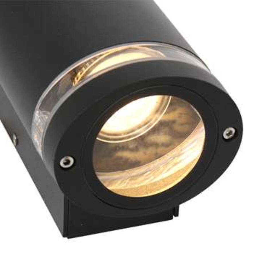 Steinhauer Buitenlamp Panay - LED - 2 lts - dag nacht sensor - zwart