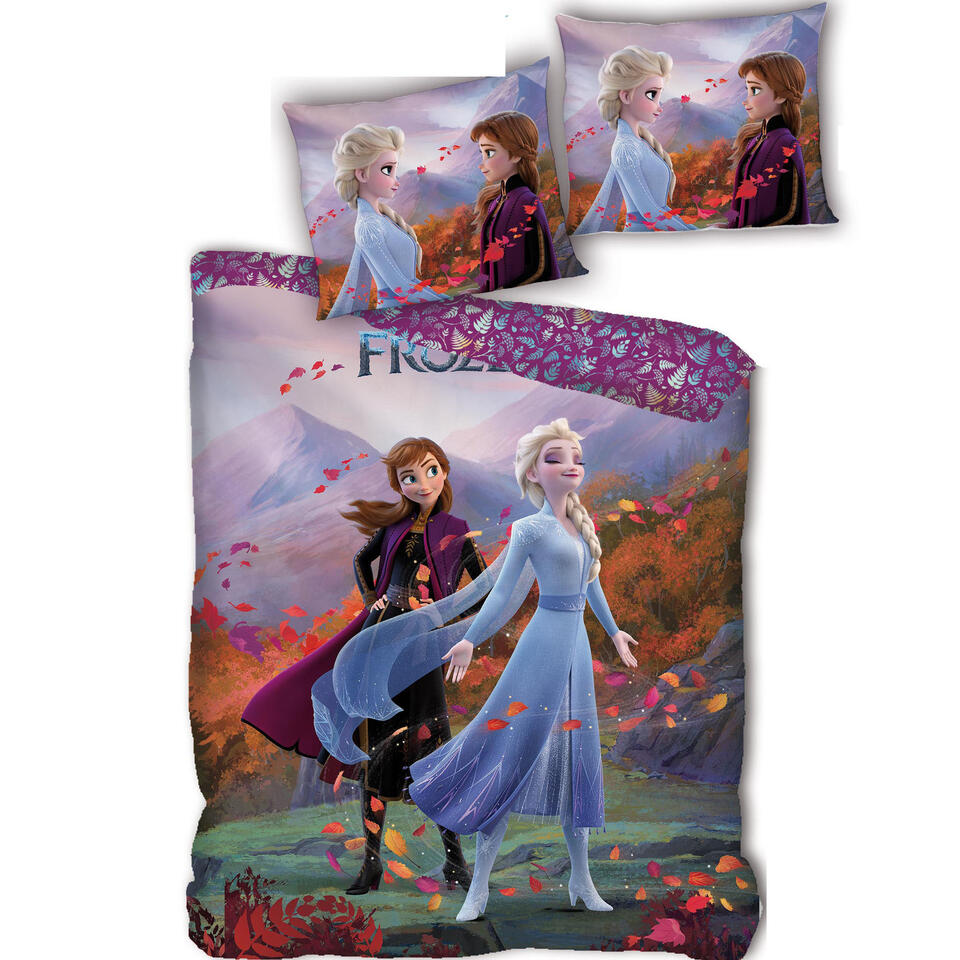 Verdeelstuk Kan niet lezen of schrijven Versterken Disney Frozen Dekbedovertrek - Eenpersoons - 140 x 200 cm - polyester |  Leen Bakker