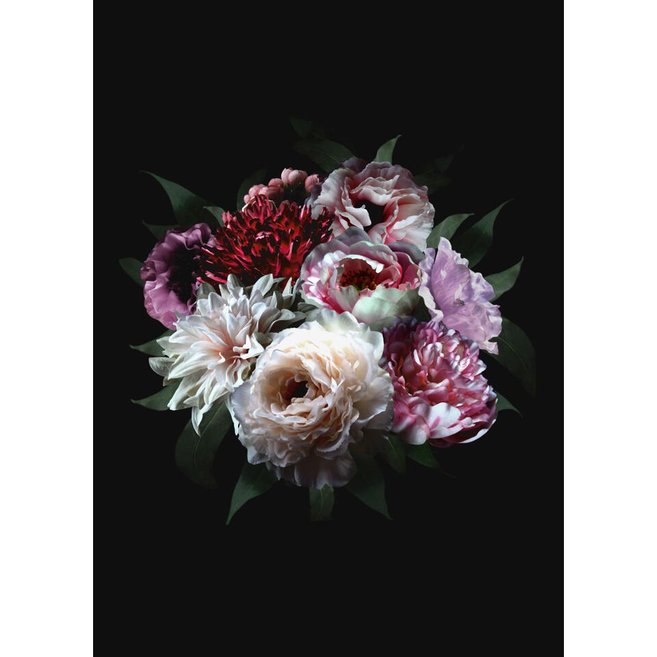 ESTAhome fotobehang - bloemstilleven - zwart - 2 x 2.79 m product