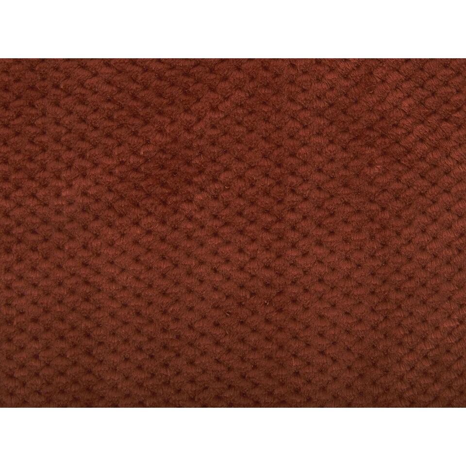 Beliani Plaid SAITLER - Bruin polyester