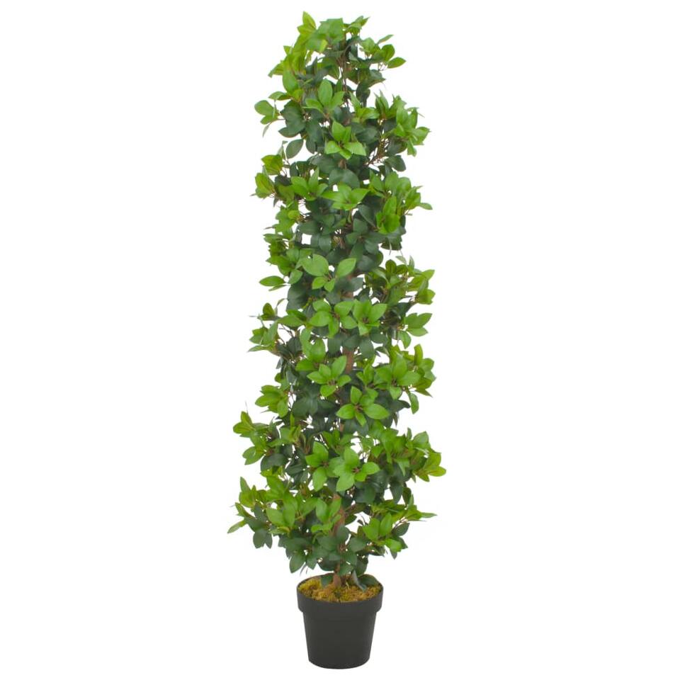 vidaXL Kunstplant met pot laurierboom 150 cm groen product