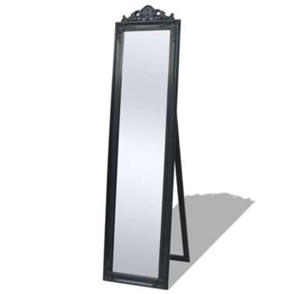 VIDAXL spiegel Barokstijl 160x40cm zwart | Leen