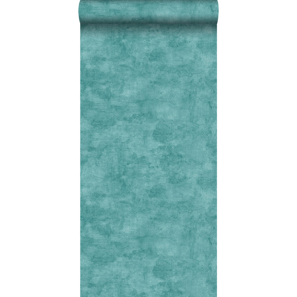 ESTAhome behang - betonlook - turquoise - 53 cm x 10,05 m product