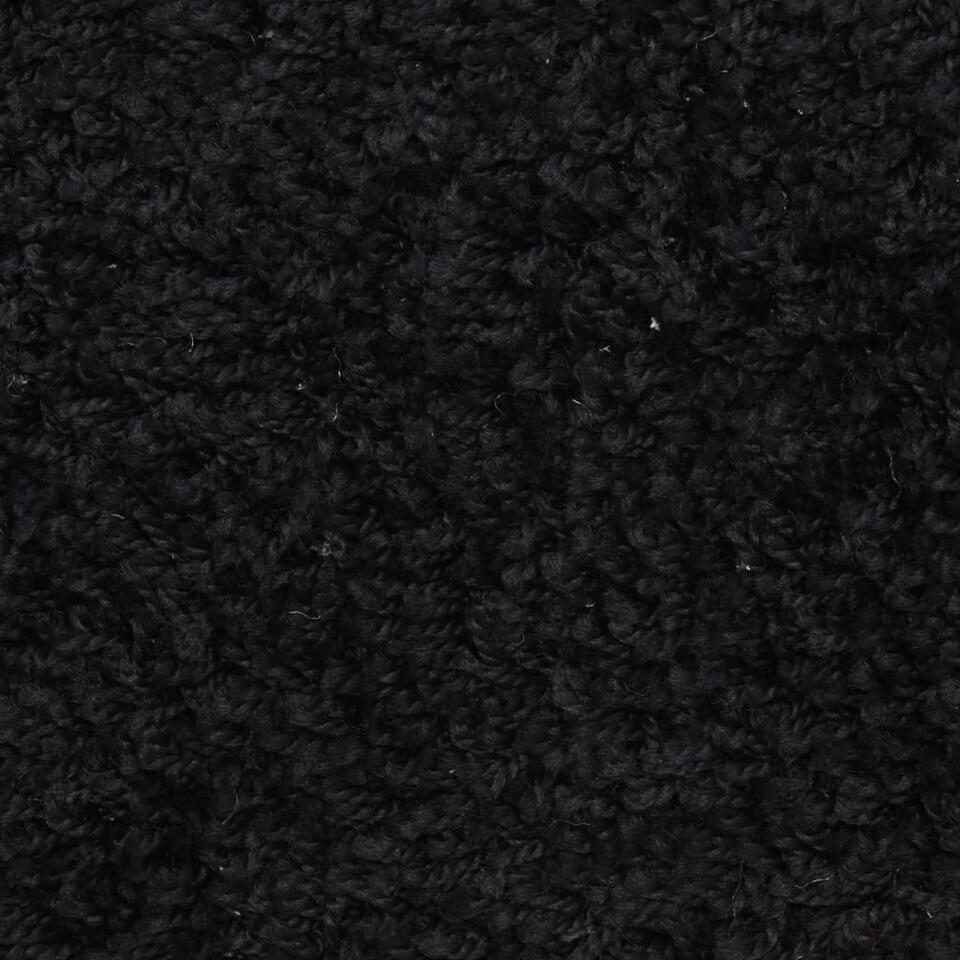 vidaXL 15 st Trapmatten 65x25 cm zwart