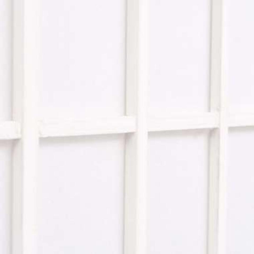 VIDAXL Kamerscherm - inklapbaar - Japanse stijl - 200x170 cm - wit