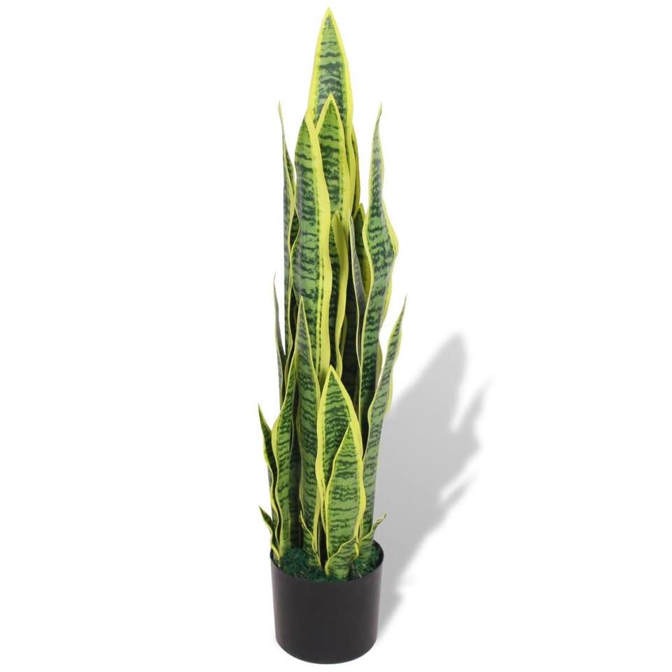 vidaXL Kunst sanseveria plant met pot 90 cm groen product