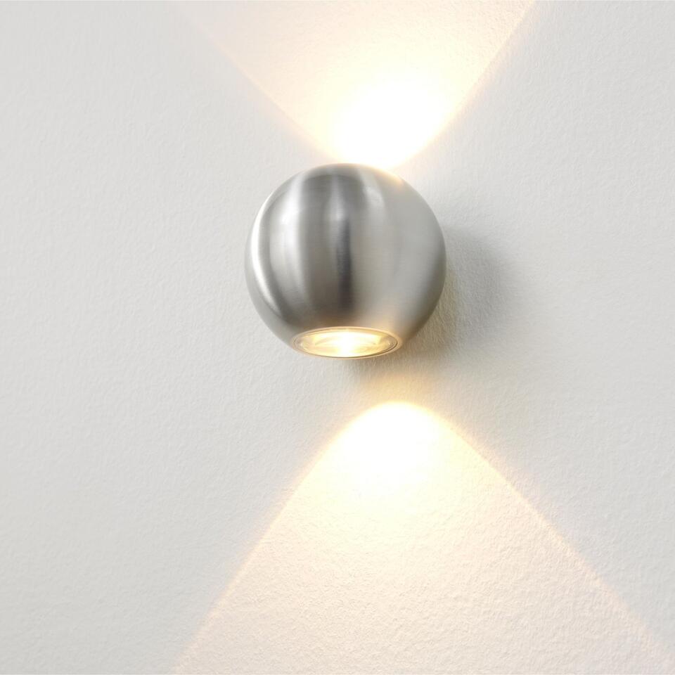 Artdelight Wandlamp Denver - Ø 10 cm - aluminium