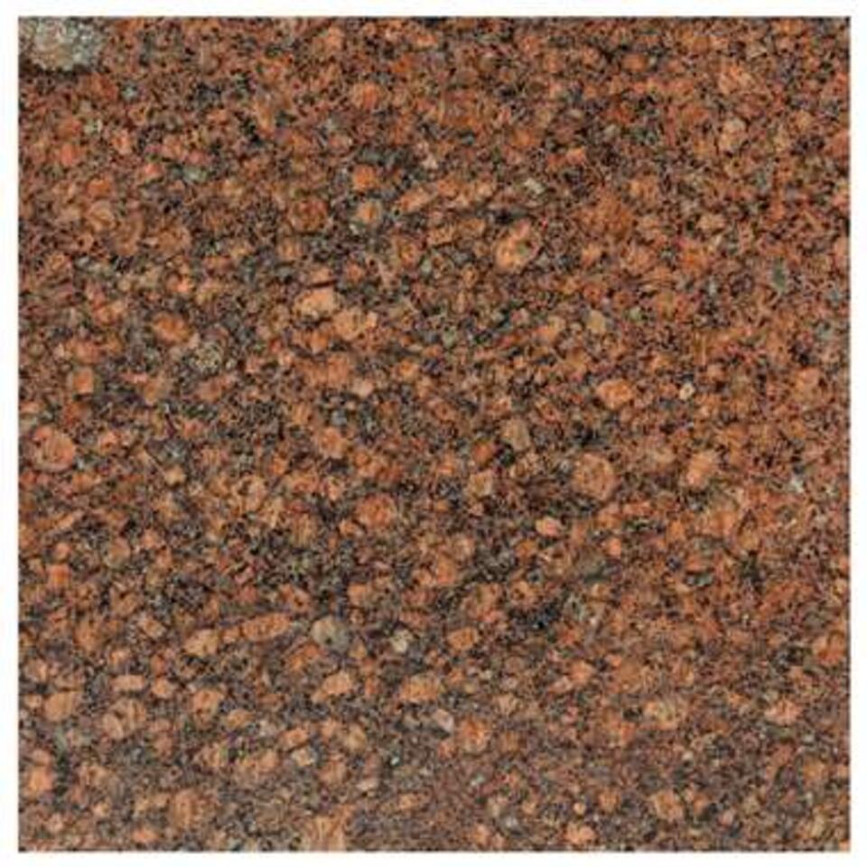 VIDAXL Salontafel 60x60x35 cm echt steen met marmeren textuur rood