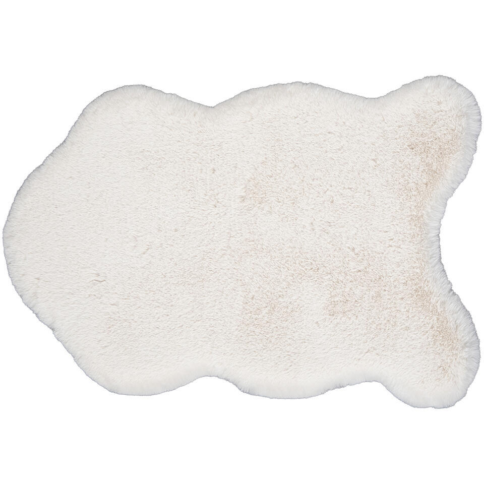 Leen Bakker Vloerkleed Sabira 60x90 Cm Polyester Crème