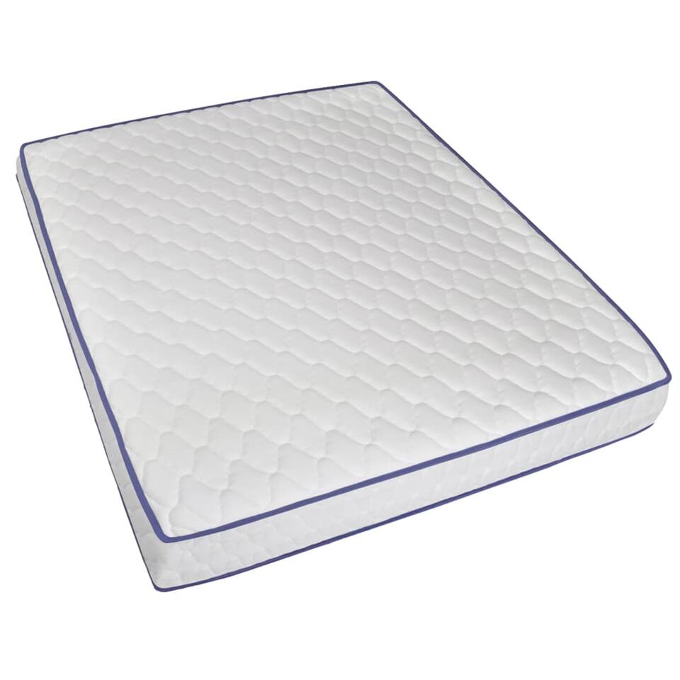 Moderniseren Oh jee Beginner vidaXL Bed met traagschuim matras stof donkergrijs 160x200 cm | Leen Bakker