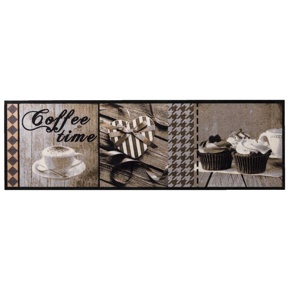 aflevering heroïsch Achtervoegsel Keukenloper Coffee Time - 50x150 cm | Leen Bakker