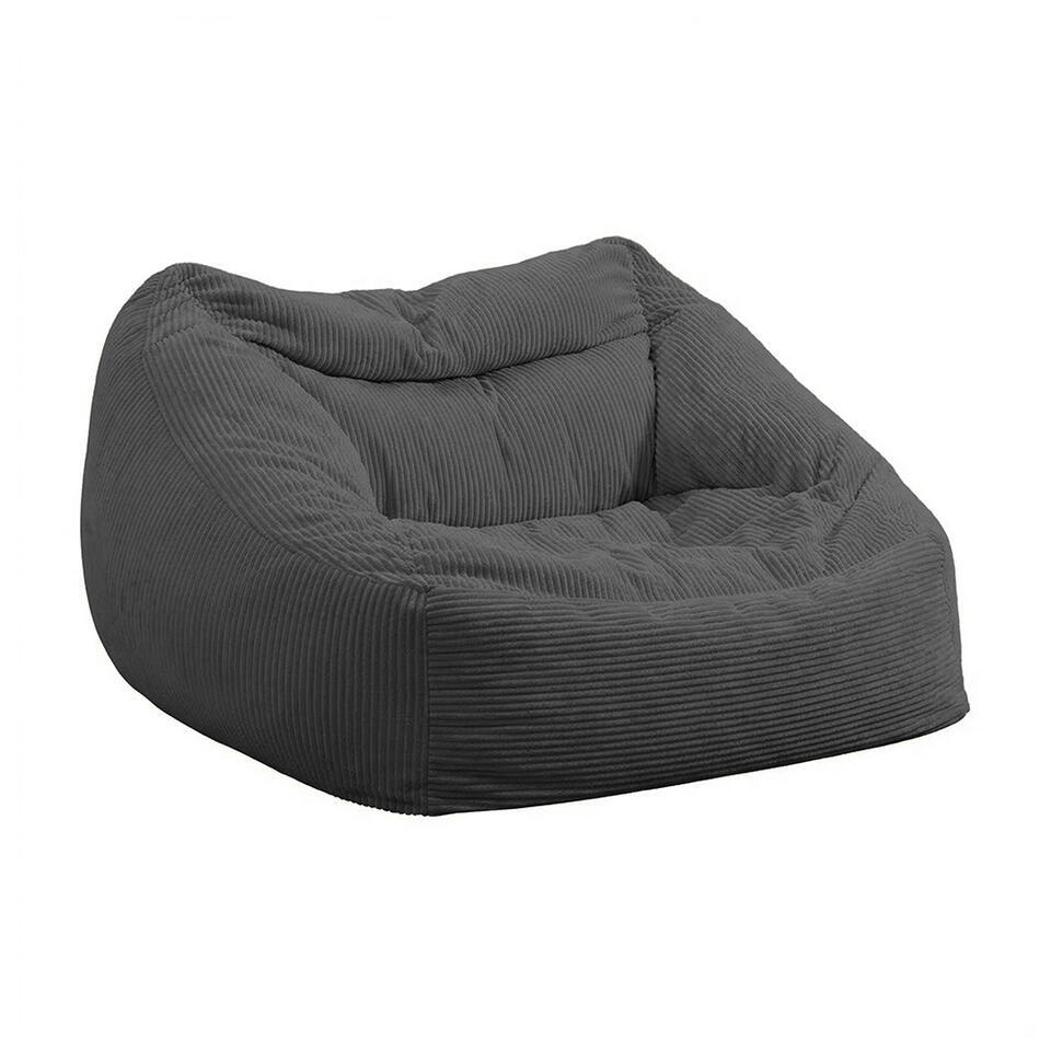 HOME DELUXE Zitzak COSY Antraciet | Leen Bakker