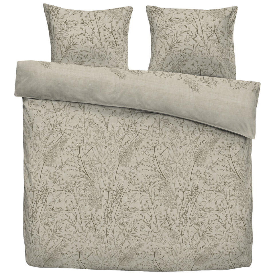 Leen Bakker - Dekbedovertrek Maddy - Zand - 240x200 Cm - Katoen - Beige