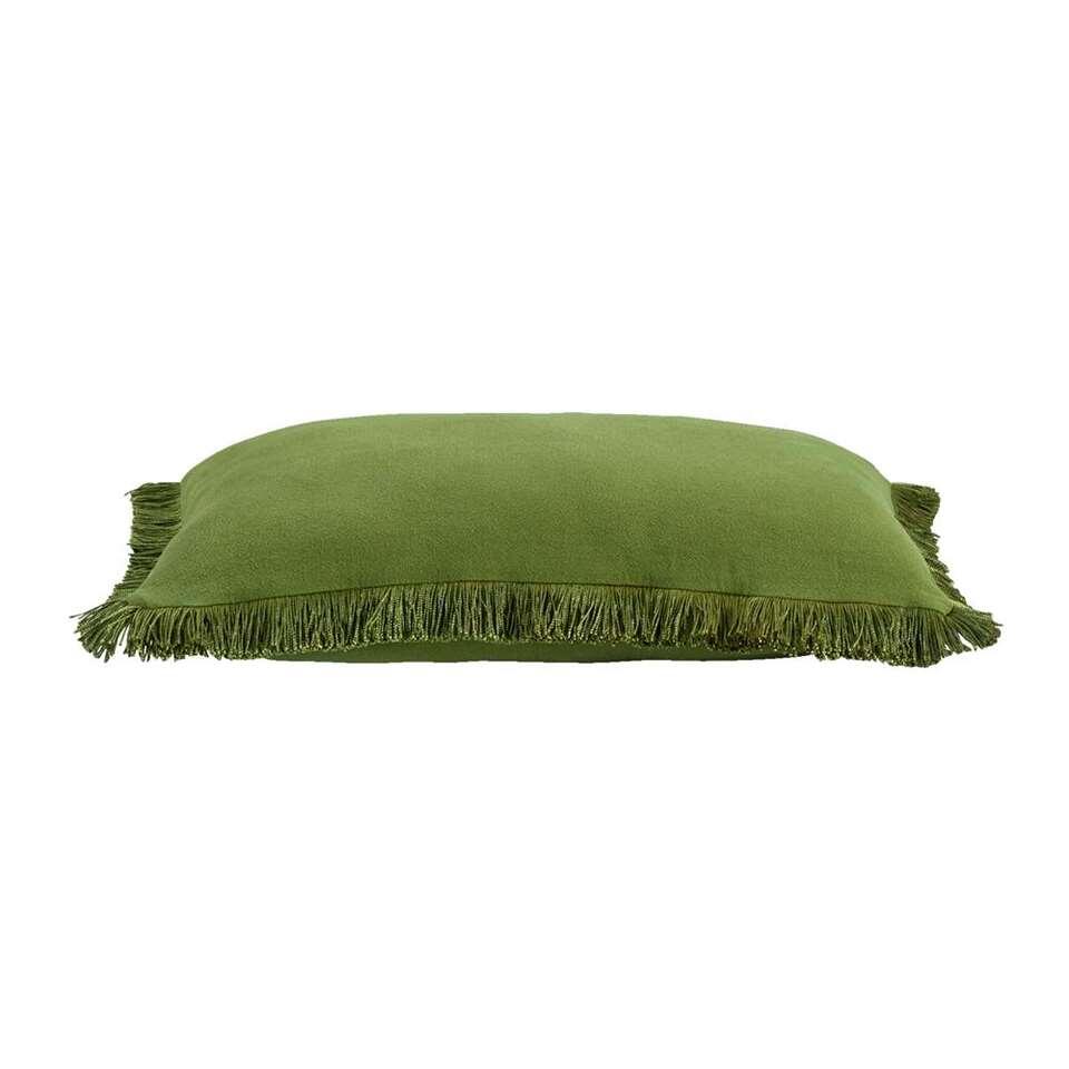 Sierkussen Teddie - groen - 40x60 cm