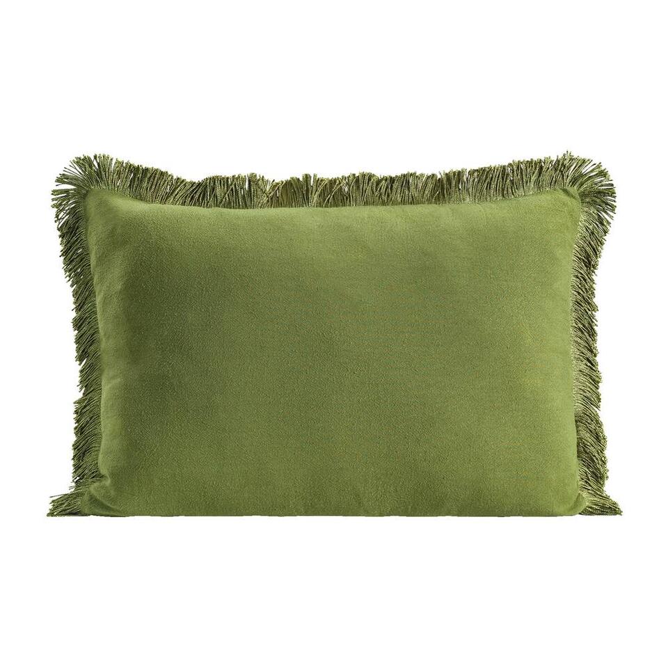 Sierkussen Teddie - groen - 40x60 cm