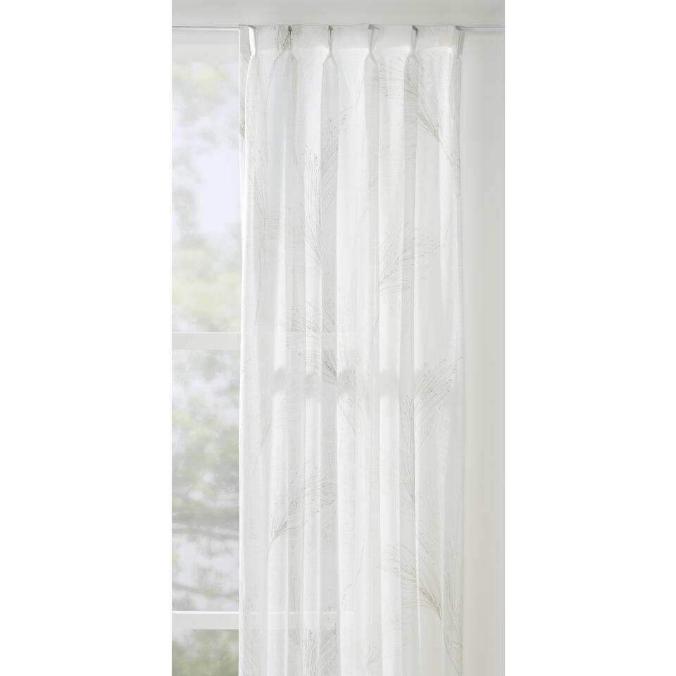 Leen Bakker - Inbetween Finesse - Off-white - Linnen/Gerecycled Kunststof - Wit#Crème#Beige - H300 Cm