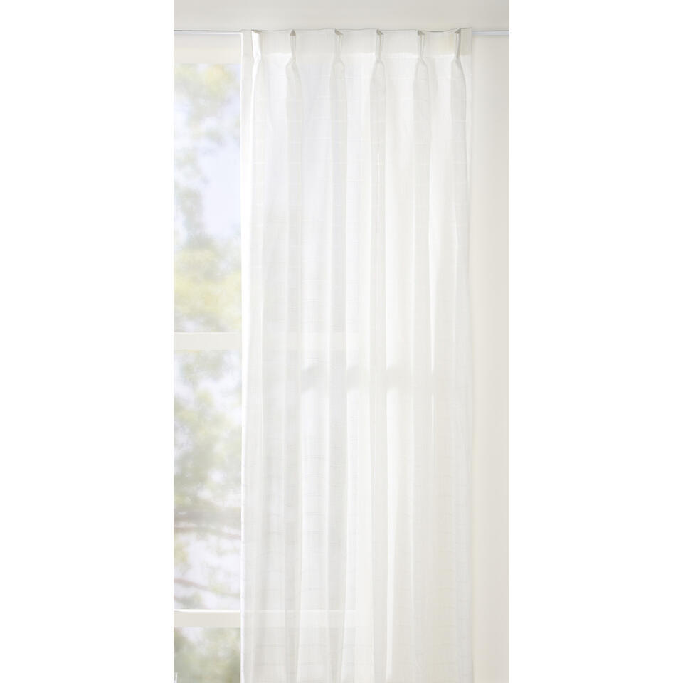 Leen Bakker - Inbetween Linea - Polyester - Wit - H300 Cm