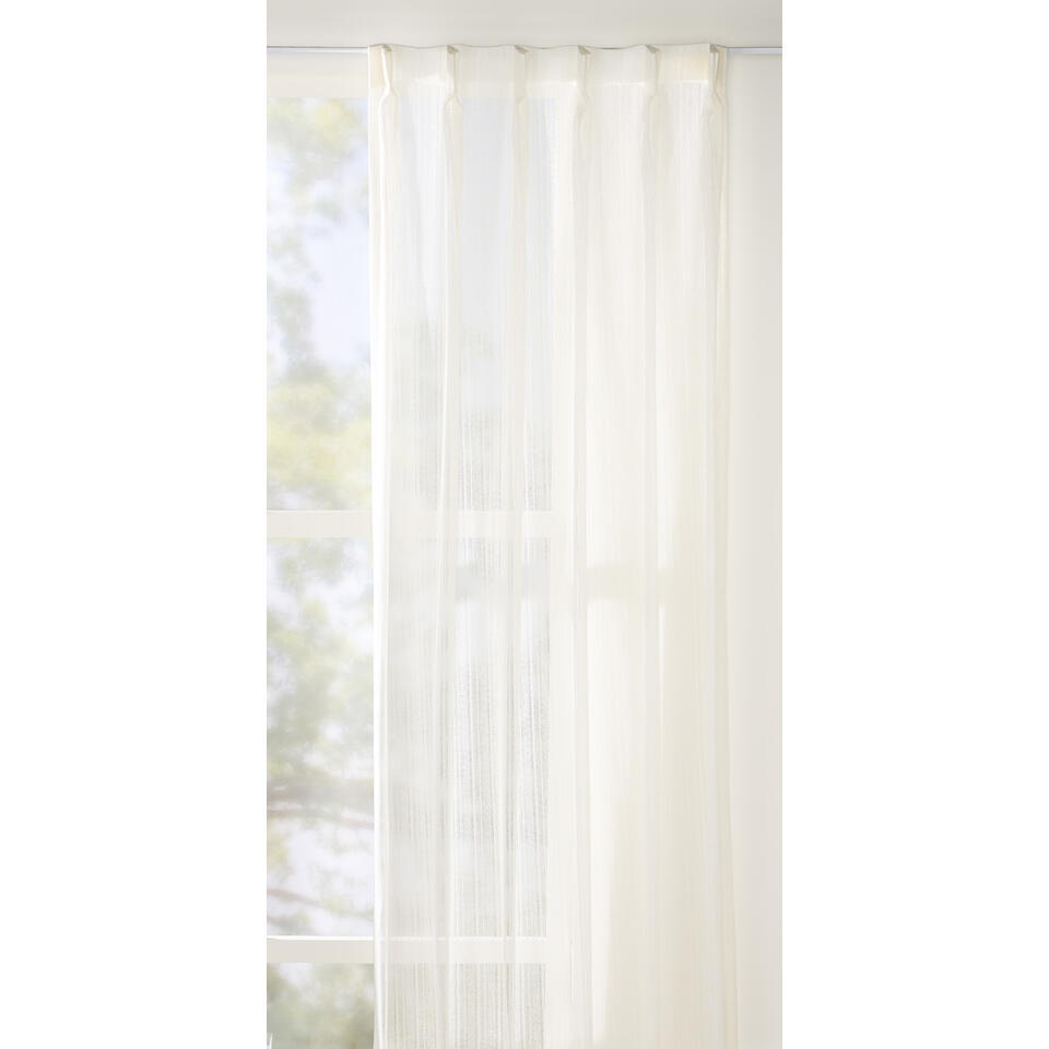 Leen Bakker - Inbetween Salina - Off-white - Katoen/Polyester - Wit - H300 Cm