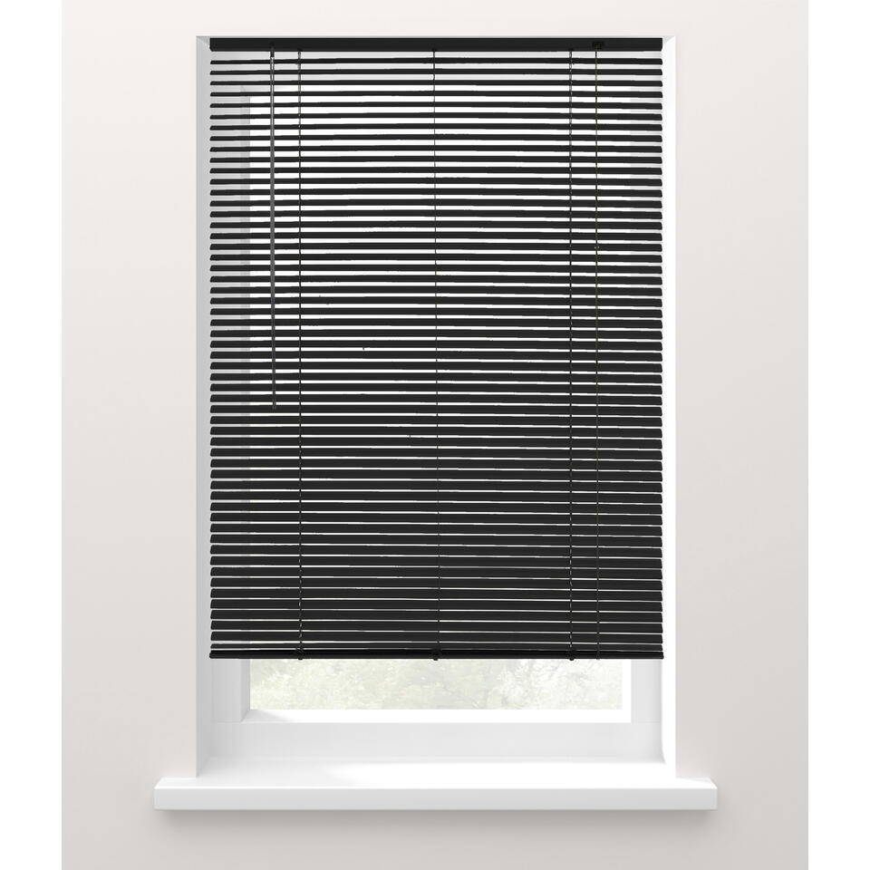 25 korting Leen Bakker Fenstr Jaloezie 25 Mm 60x130 Cm Aluminium Zwart