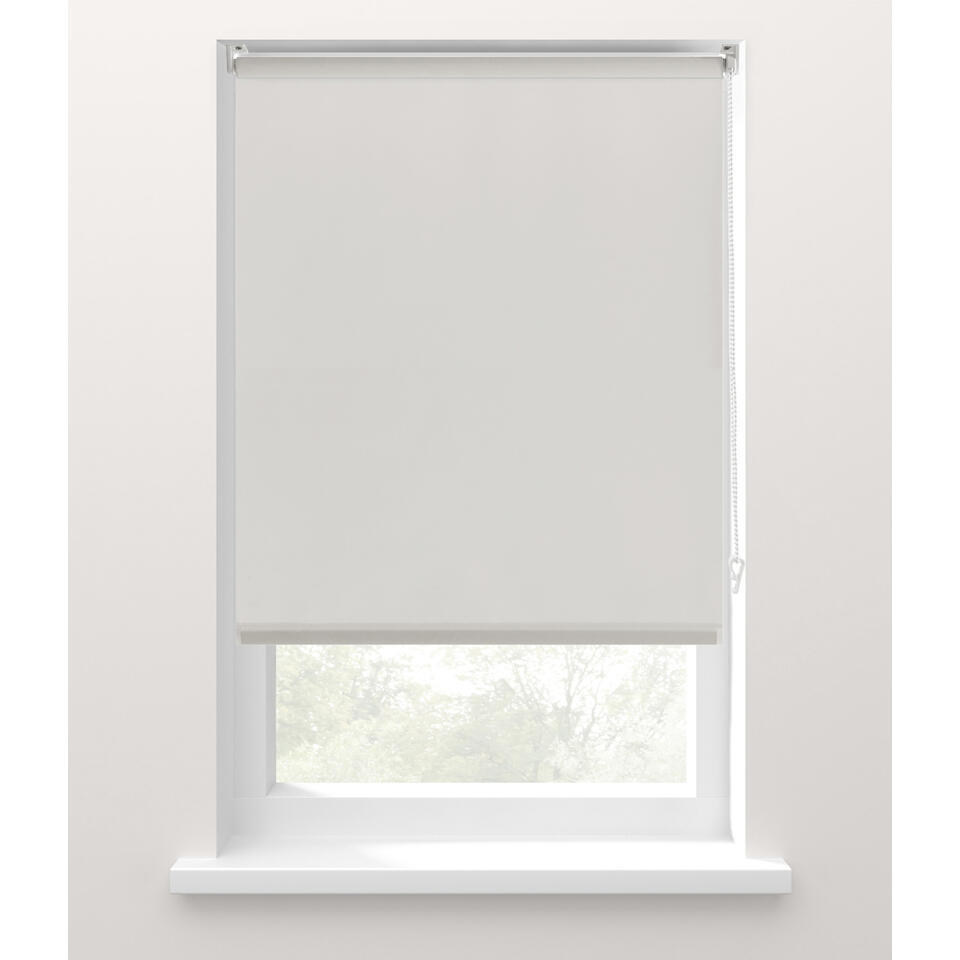 Leen Bakker - Fenstr Rolgordijn Lichtdoorlatend Offwhite - 150x190 Cm - Polyester - Wit