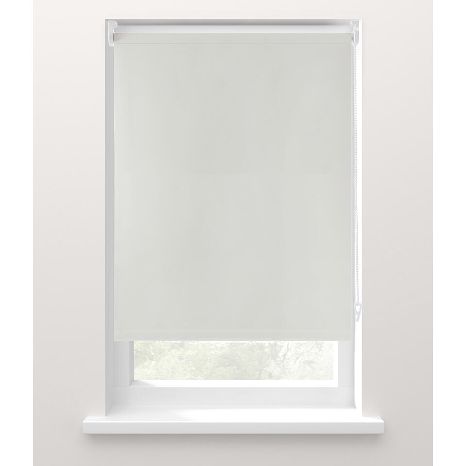 Leen Bakker - Fenstr Rolgordijn Verduisterend Offwhite - 150x190 Cm - Polyester - Wit