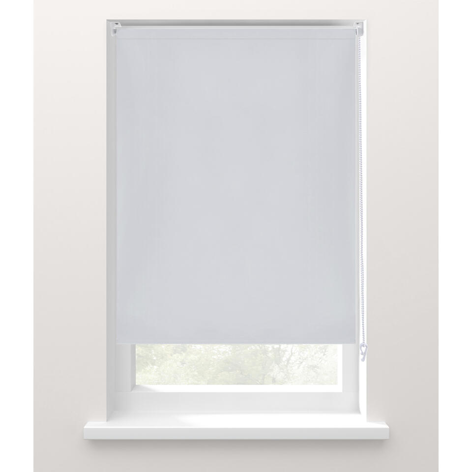 Leen Bakker - Rolgordijn Verduisterend - 80x160 Cm - Polyester - Wit