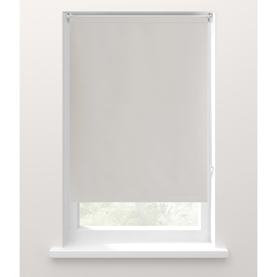 Leen Bakker - Fenstr Rolgordijn Verduisterend Structuur - 210x190 Cm - Polyester - Beige