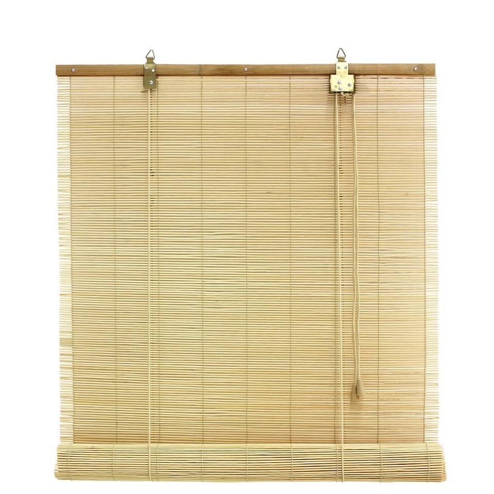 Rolgordijn bamboe naturel - 90x160 cm