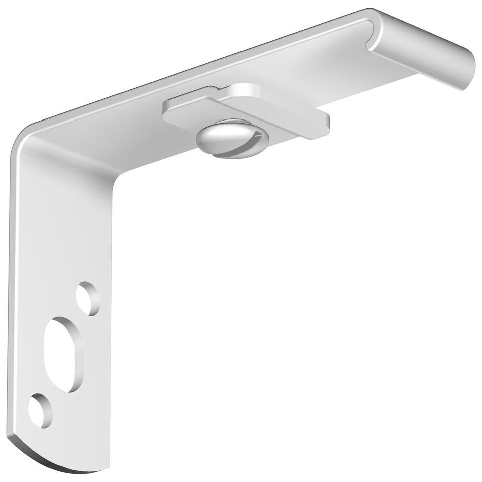 Leen Bakker - Wandsteun 30 Mm - 2 Stuks - Metaal - Wit