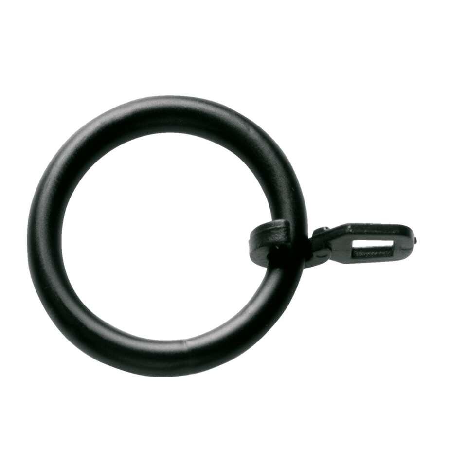 rok abortus personeel Smeedijzeren ring met oog 16mm - zwart (10 stuks) | Leen Bakker