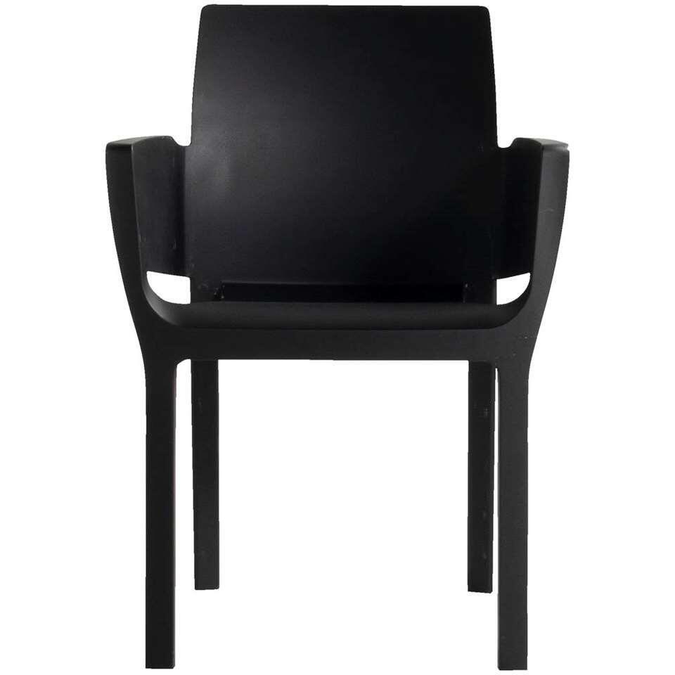 Hartman stapelstoel Evelyn - zwart - 84x60x55 cm