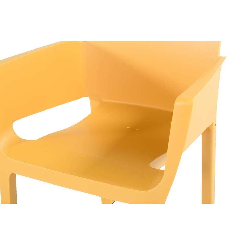 Hartman stapelstoel Evelyn - geel - 84x60x55 cm