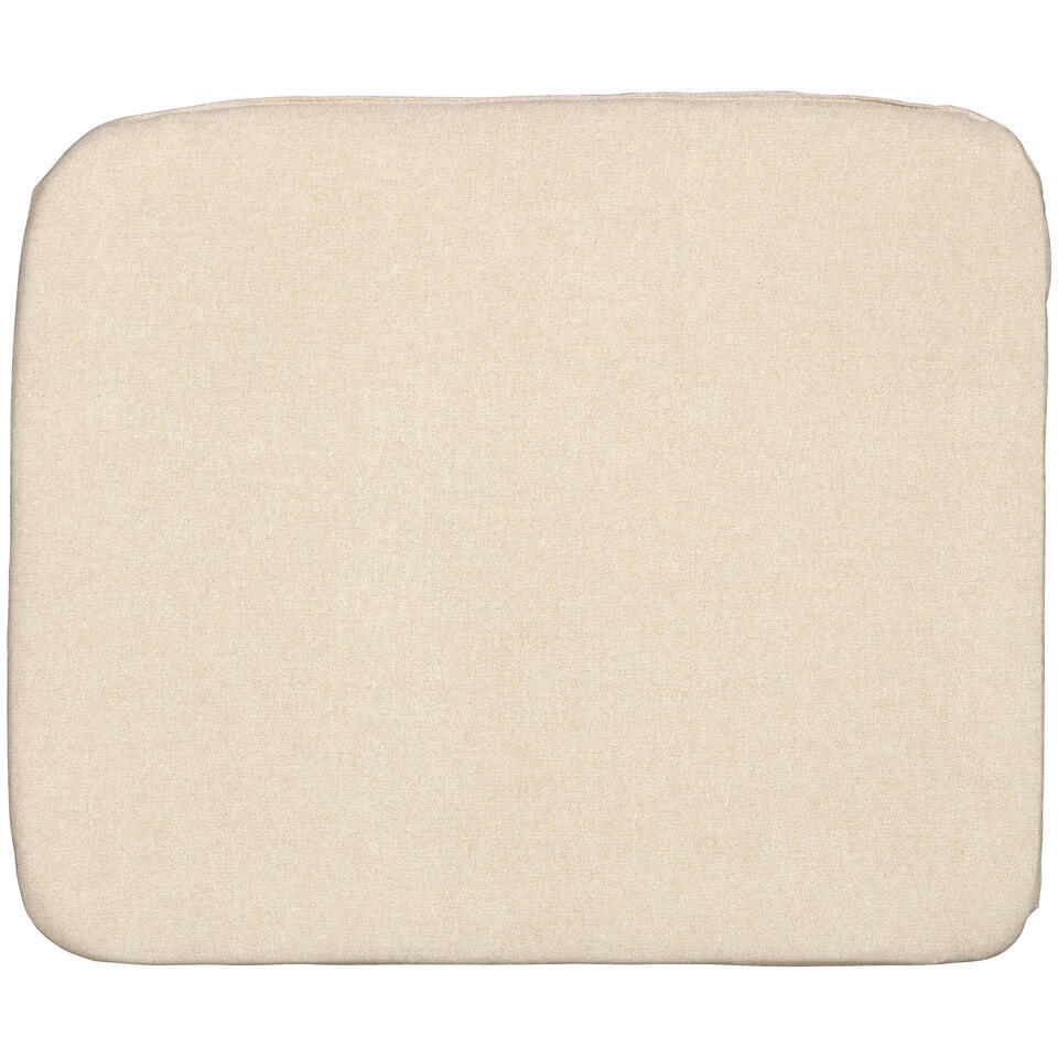 Leen Bakker - Zitkussen Brest - Zand - 44x53x3 Cm - Katoen - Beige