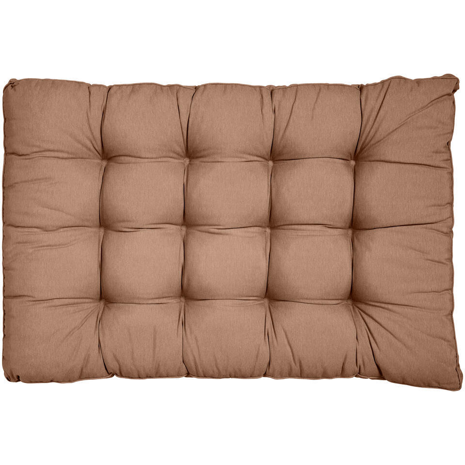 Leen Bakker - Palletkussen Florence - Mokka - 120x80 Cm - Katoen - Bruin