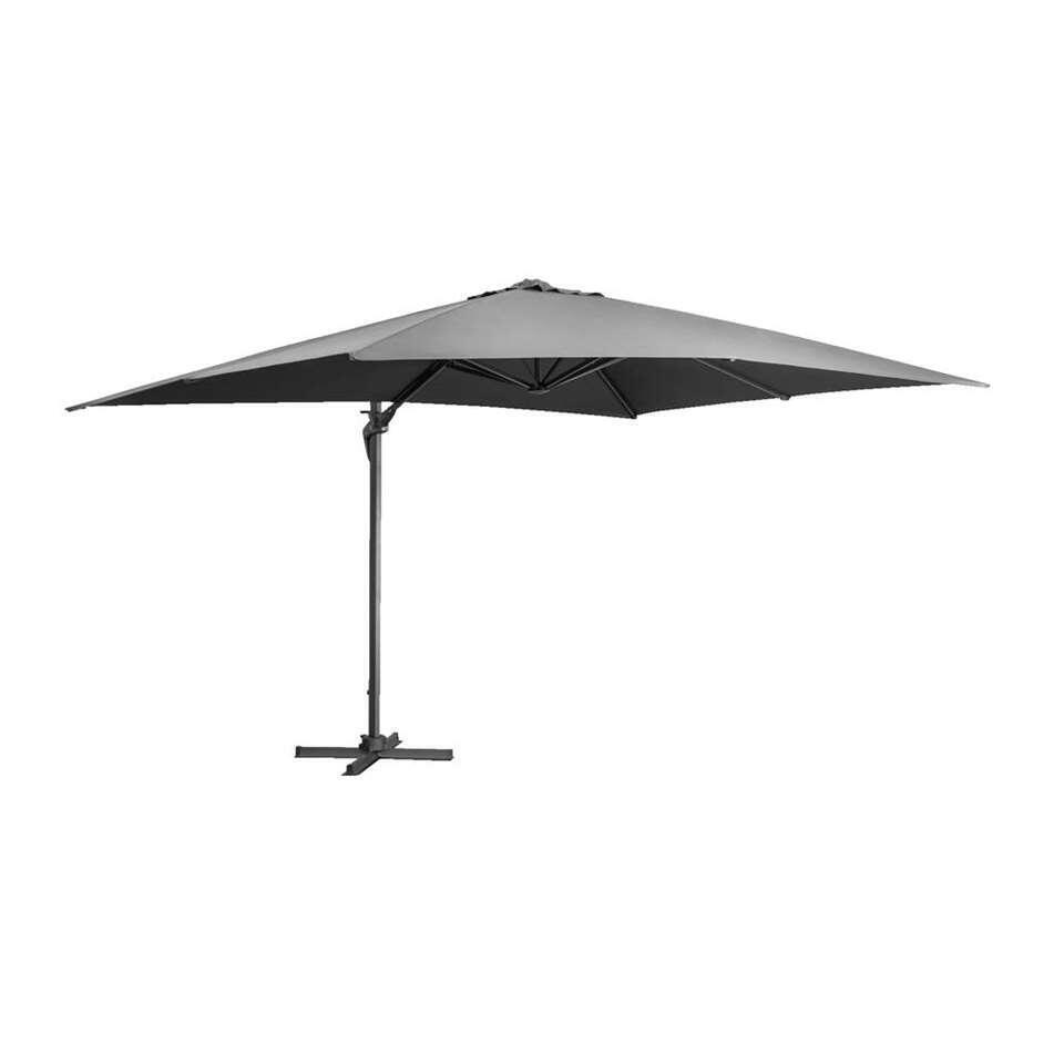 Le Sud freepole parasol Monaco - antraciet - 300x400 cm