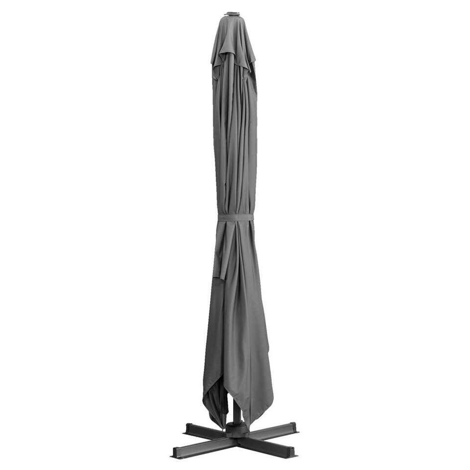 Le Sud freepole parasol Monaco - antraciet - 300x400 cm