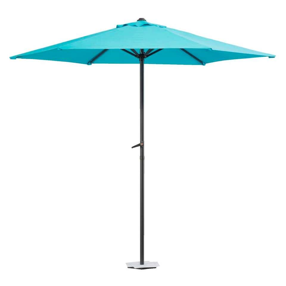Afwijken zelfmoord Draad Le Sud parasol Dorado - aqua blauw - Ø300 cm | Leen Bakker