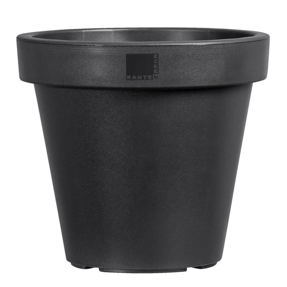 Bloempot Finn - zwart - 90% gerecycled kunststof - ø30 cm | Bakker