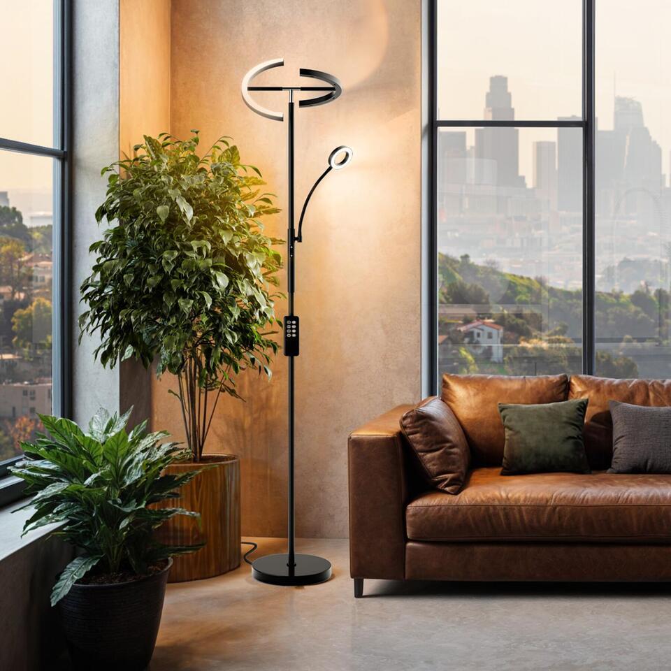 Nautical Replica Hub Statief Vloerlamp Spotlight Leeslamp voor Woonkamer en Kantoor Film Decoratie Verstelbare Hoogte 60 inch