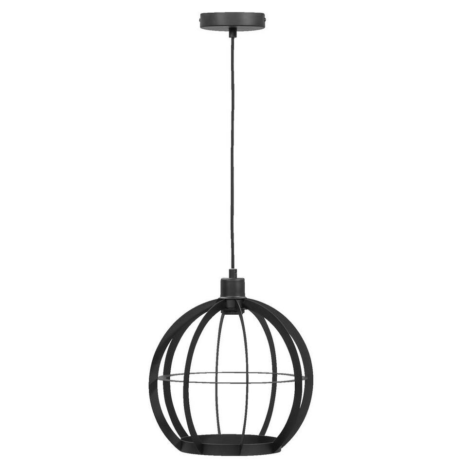 Hanglamp Xander - zwart - 150xØ30 cm